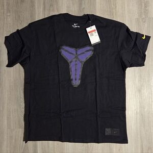 Nike Kobe Basketball Shirt Loose Fit Black FZ8071-010 Men's Large NWT